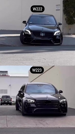 Mercedes W222 and W223 Comparison Drift Video