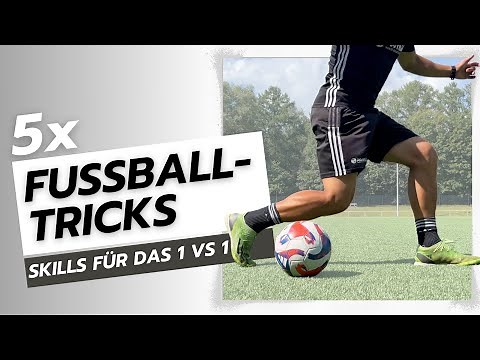 Lerne 5 einfache Fußballtricks I Verbessere dein Dribbling durch neue Fußball Skills!