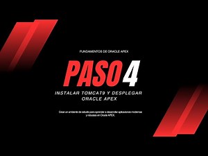 Video 4 de 5 - Instalar Tomcat9 y desplegar Oracle APEX