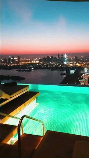 AURA Skypool Sunrise Dubai World's highest 360° infinity Pool - DUBAI AURA SKYPOOL