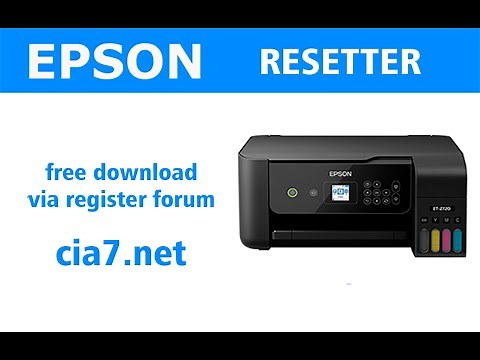 Reset Epson Stylus Photo 1400 and 1410