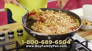 Granite Stone Family Pan TV Spot, 'Family Meal Cooking Game'