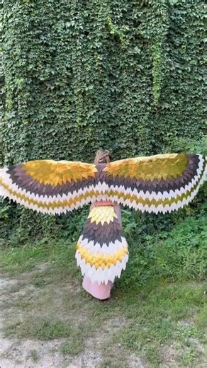 Eagle wings and tail costume
