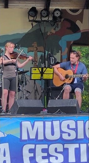 Darktown Strutters Ball Violin And Guitar Cover Live At The Bella Coola Music Festival 2025