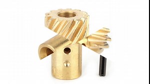 Bronze Distributor Gear, Roller Cam Distributor Gear Replacement Accessories Fit for MSD 350 .500in Shaft SBC
