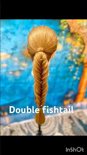 #hairstyle double side fishtail#Braid#tutorial
