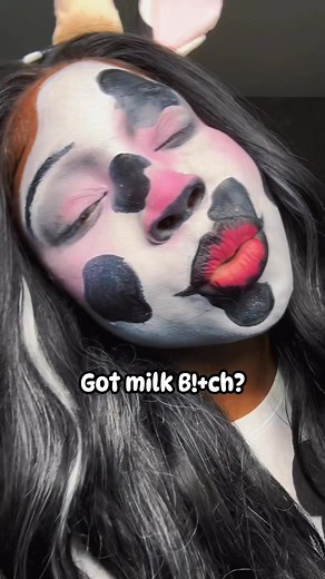 Got milk B! ch got Beef? #cow costume #hallooween2025 #gotmilk #gotbeef #dojacat #moo | Neyah Sohle