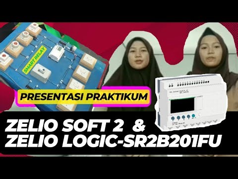 Menggunakan Zelio Soft 2 Membuat Program Lader Diagram PLC Smart Relay Zelio Logic SR2B201FU