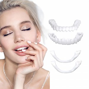 Watch fake teeth denture repair kit veneers teeth for women on Amazon Live