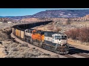 [4K] New Mexico trains January 2020 (part 2)