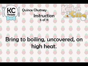 Quince Chutney - Kitchen Cat