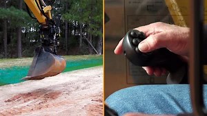 7.9K views · 140 reactions | With the fully integrated software of our new Cat Tilt Rotate Systems for our 6 to 10 ton Next Gen Mini Excavators, the left and righthand joysticks control all machine and TRS functions. Check out some quick operator tips in this video, then find the right model for you at https://bit.ly/39VwLdf. | Cat Construction | Facebook