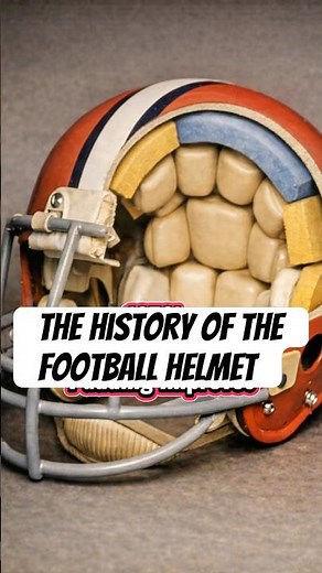 The History of the Football Helmet. #football #helmet #history #evolution