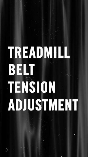 Adjust Treadmill Belt Tension & Alignment | Everlast SA