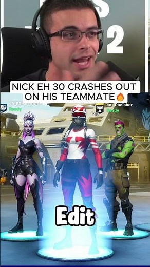 NICK EH 30 CRASHES OUT ON HIS TEAMMATE 🔥🔥