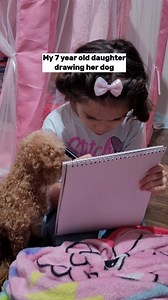 430K views · 19K reactions | Mia can make a realistic dog drawing 勞 | Rice Cupp Family | Facebook