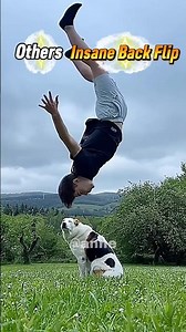 Others Back Flip vs. THE KING: Level 999 Backflips 👑 #acrobatics #extremesports #parkour #stunt