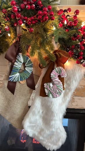 🌸 Erin Martin | DIY & Design on Instagram: "The cutest personalized gift tags! …..The gift that keeps on giving 😂 What you’ll need: - boxes for letters - yarn - hot glue My daughter had so much fun with this and made one for all her friends! #diy #diychristmasdecor #diychristmasgifts"