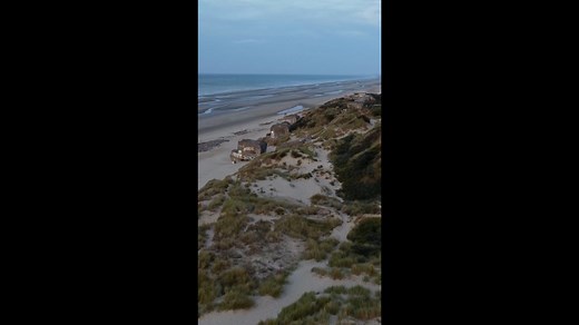 Aerial Views of Dunkirk: Echoes of WWII Evacuation History.