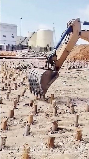Pressing the Pile: How a Digger's Dual Motion Drives Foundations