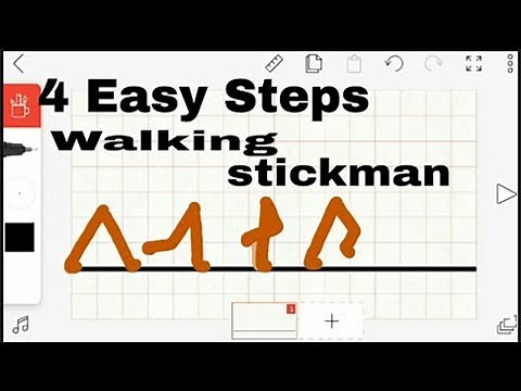 Walking Stickman Tutorial Flipaclip (4 Easy Steps)