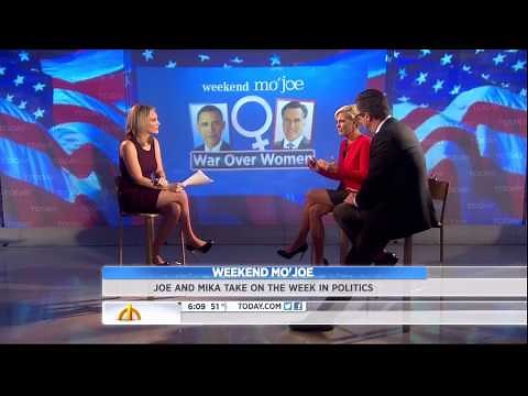 Andrea Canning & Mika Brzezinski - great legs in short skirts and high heels
