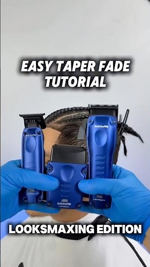 The EASIEST Taper Fade Tutorial 💈✨ Barber Step by Step 📚 Perfect for Beginners ⚡️