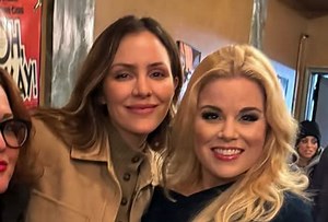 Katharine McPhee Supports ‘Smash’ Co-Star Megan Hilty at Broadway Show ‘Death Becomes Her’