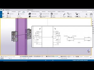 Tekla 2021 Tutorial 20 | Connection with Example