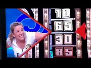 Price is right~lady wins 25,000 on wheel.