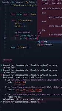 Python 3 | Did you know Enums could do this? #programming #python