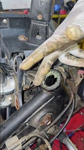 Steering Bearings Installed in One Smooth Move 🏍️