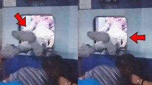 How people get inside the train when it’s over-crowded and coach door is latched from inside. They get inside through the window. Not just people, but their luggage is also passed through the window. It happens only in India. | The Times of India