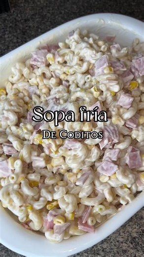 Sopa Fría: Receta Deliciosa de Coditos para Fiestas