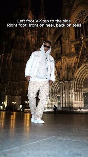 Quick C-Walk Tutorial (V-Step + Heel & Toe) 😎🤝🏾 #cwalk #howtodance #tutorial #vstep #footwork