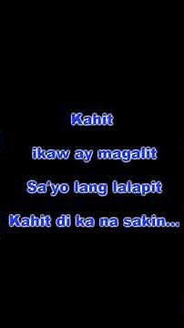 Kahit ayaw mo na - ( MALE )version karaoke