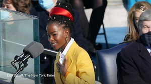 On Wednesday, the poet Amanda Gorman read her new poem, "The Hill We Climb," at President Joe Biden's inauguration. Listen to the full poem. And you can read more about Gorman, the youngest inaugural poet in U.S. history, here: https://nyti.ms/3o3XmYW | The New York Times Books
