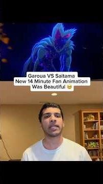 GAROU VS SAITAMA FAN ANIMATION #onepunchman #opm #saitama