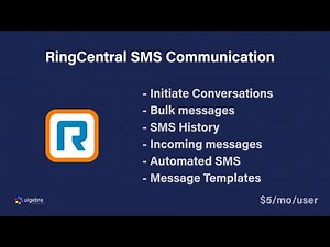 How to send automated SMS from Zoho CRM using "RingCentral SMS for Zoho CRM" extension.