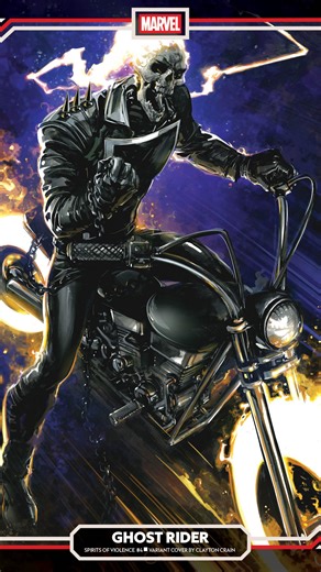 Spirits of Vengeance No. 4 part of my @marvelcomics 20 covers for January Available for order at your local comic shop. Signed copies are available on my site at www.claytoncrain.com #marvel #marvelcomics #ghostrider #johnnyblaze #spiritofvengeance #artinmotion #arte #arttutorials✏️🎨 #marvelart #claytoncrain #ghostriders | Clayton Crain