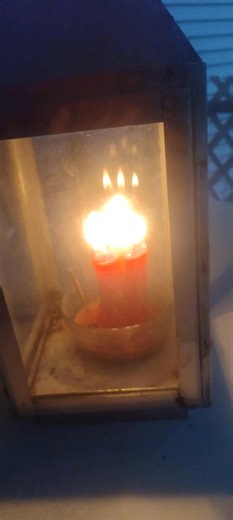 Lighting candles for Jamaica and the day of the dead and my lovers that have passed on. 3 so far. So 3 candles. Wtf | Howling Wolfgang