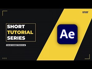 Color Correction Made Easy In After Effects | After Effects Tutorial