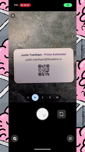 #powerautomate Business Card Scanner