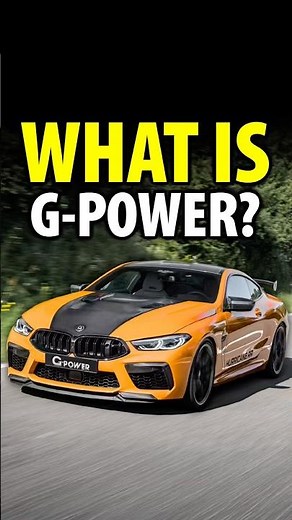 What is G-Power BMW?