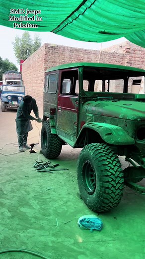 Custom Modified FJ40 Jeep Project in Pakistan