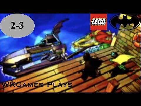 LEGO Batman DS 100% Guide Part 8: Hero Chapter 2 Level 3: Batboat Chase [ALL MINIKITS]