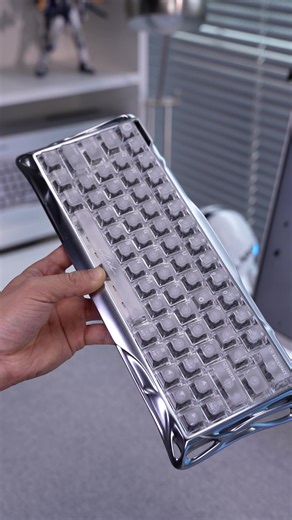 DIY Mercury V60 PRO with Transparent Keycaps