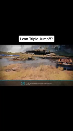 Gamer Discovering Triple Jump in Destiny 2