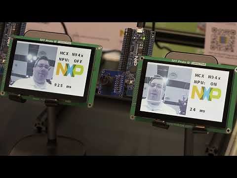 NXP Demonstration of AI Functions Implemented on Low-power MCX and RT Microcontrollers