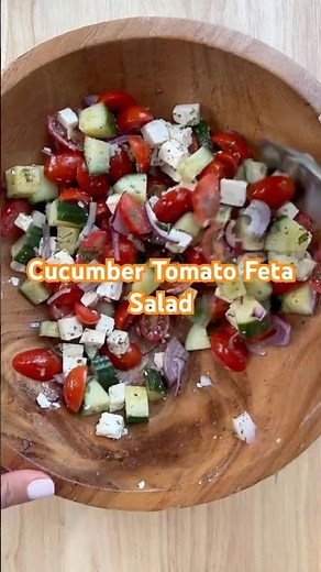 Cucumber Tomato Feta Salad